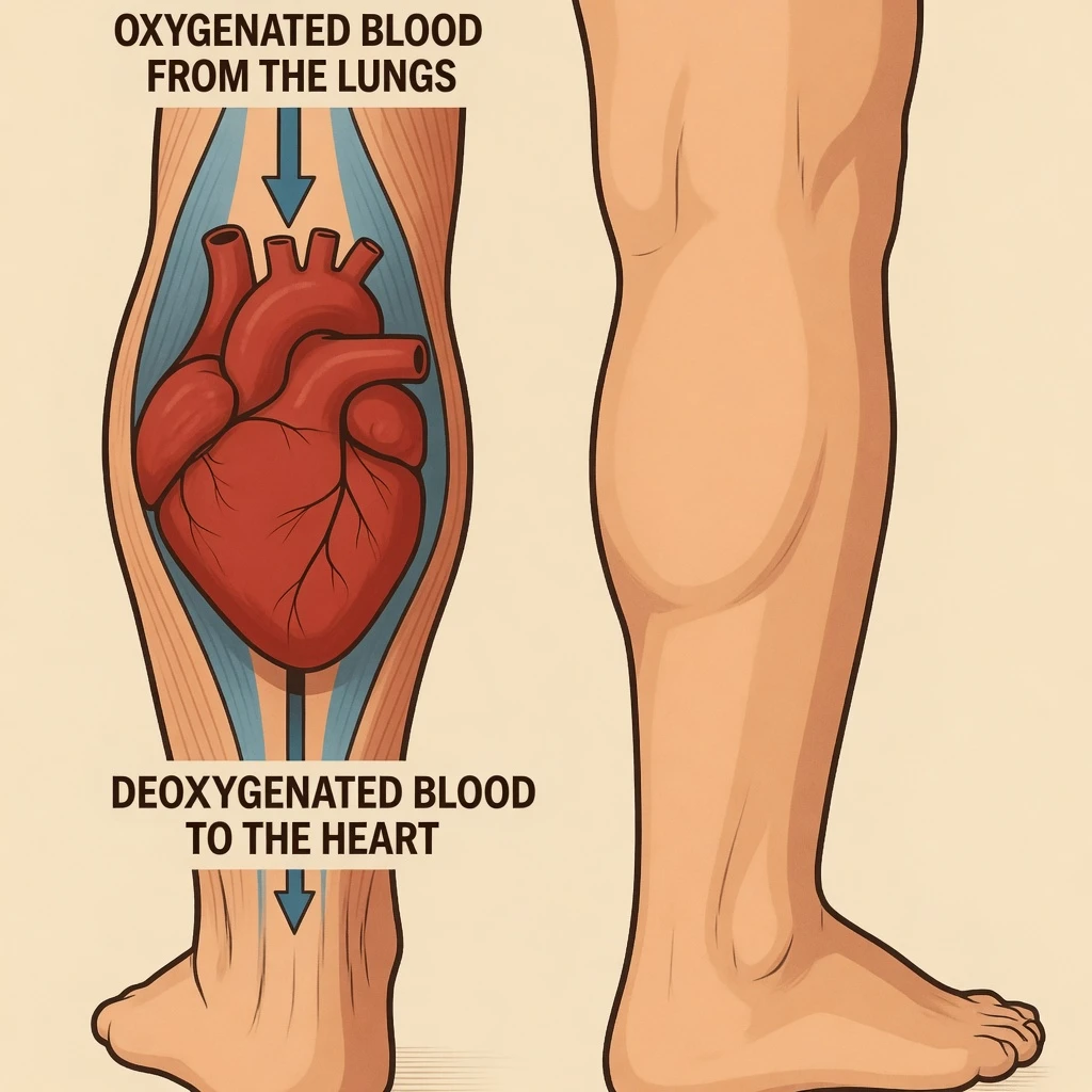 Your Calves Act as a Second Heart: Simple Ways to Support Better Circulation and Heart Health
