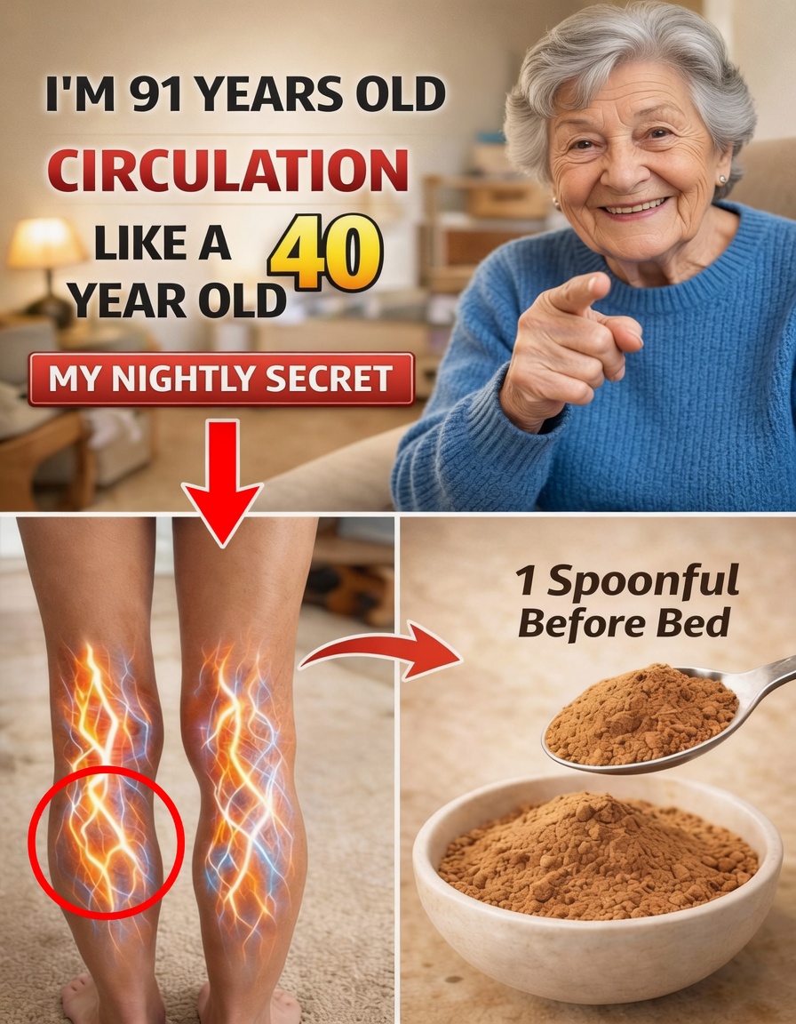 Seniors: Eat This Before Bed to Boost Blood Flow and Improve Leg and Foot Circulation in Just 24 Hours
