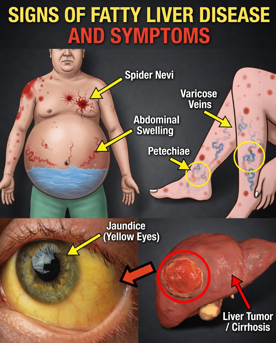 10 Critical Signs of Fatty Liver Disease You Shouldn’t Ignore