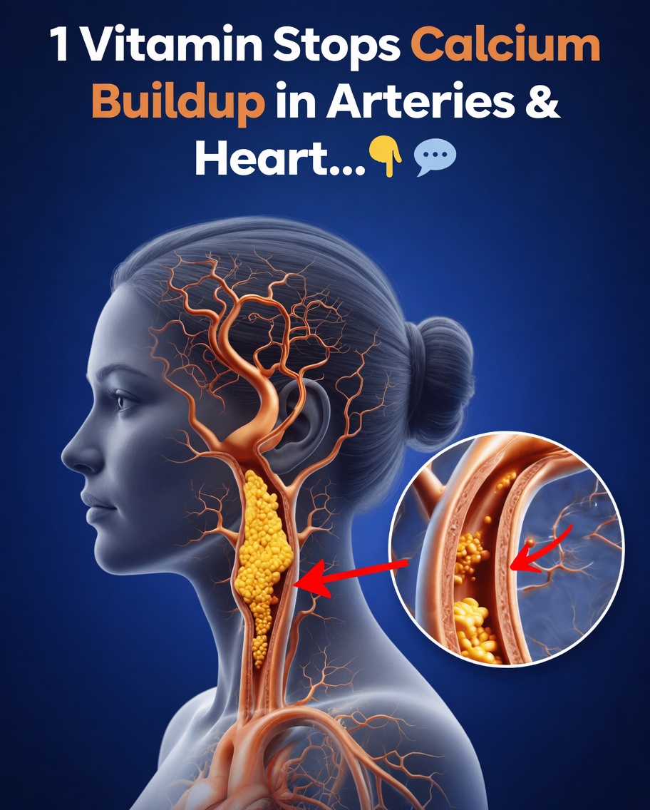 1 Vitamin Stops Calcium Buildup in Arteries and Heart