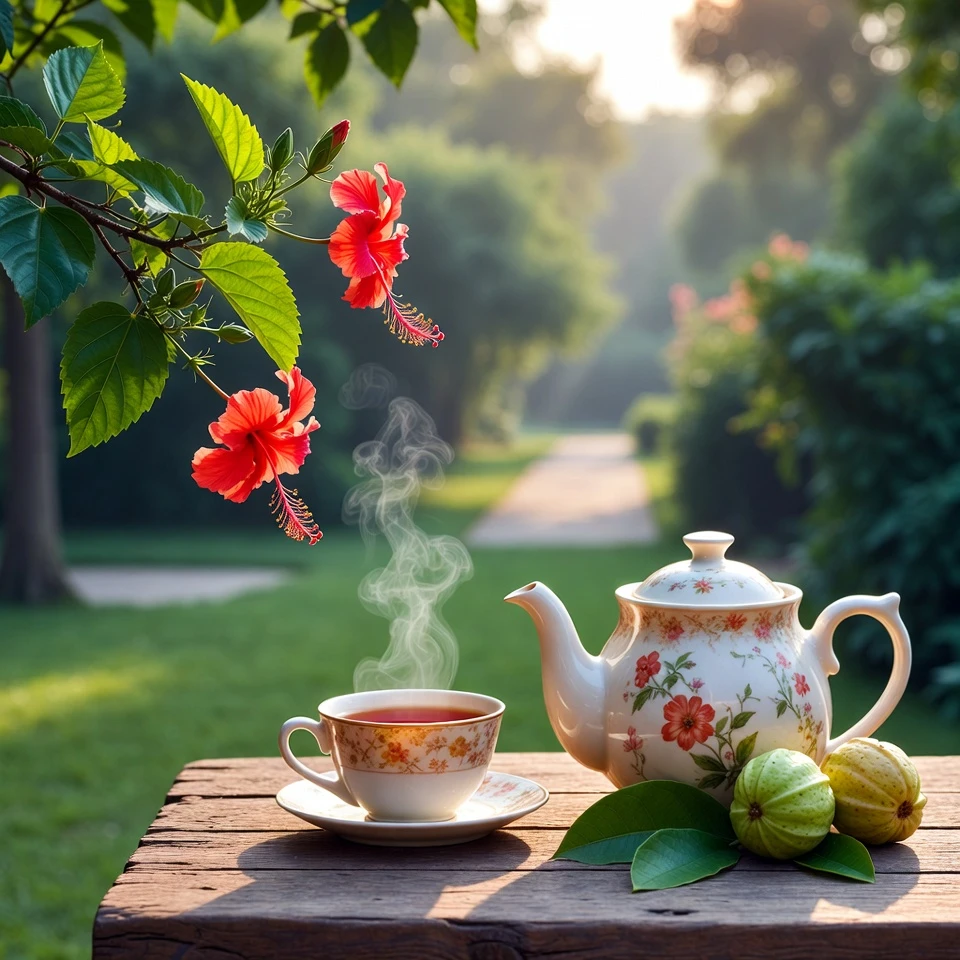Exploring the Potential Wellness Benefits of Hibiscus, Guava Leaf, and Clove Tea: A Natural Daily Ritual