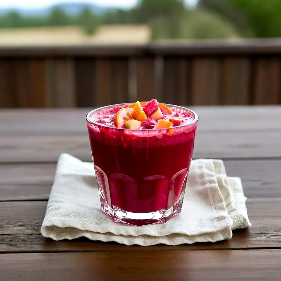 The Ultimate Vision-Boosting Elixir: Ginger, Orange, Beet, and Apple Juice for Naturally Sharper Sight
