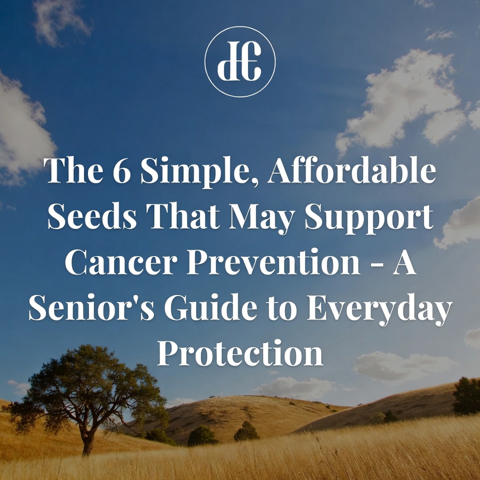 The 6 Simple, Affordable Seeds That May Support Cancer Prevention – A Senior’s Guide to Everyday Protection