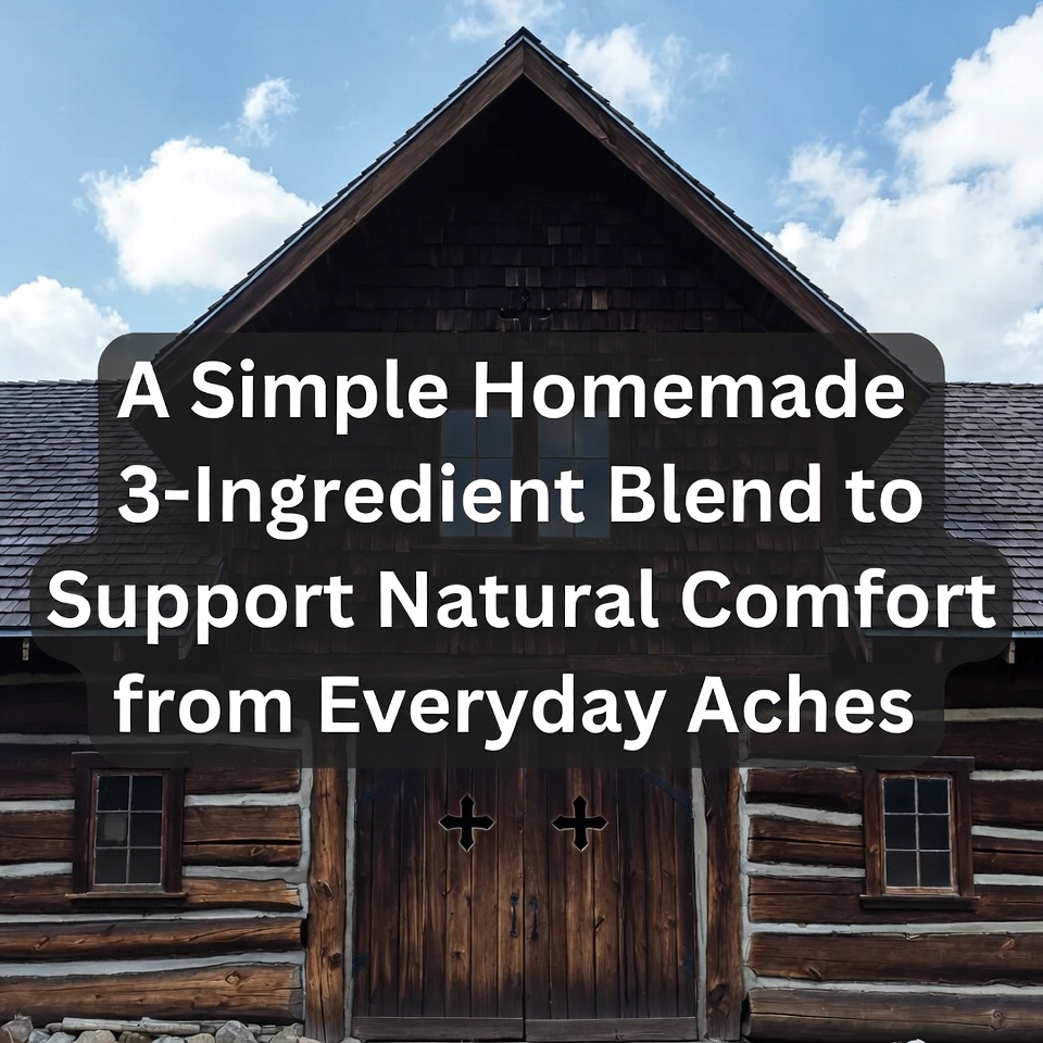 A Simple Homemade 3-Ingredient Blend to Support Natural Comfort from Everyday Aches