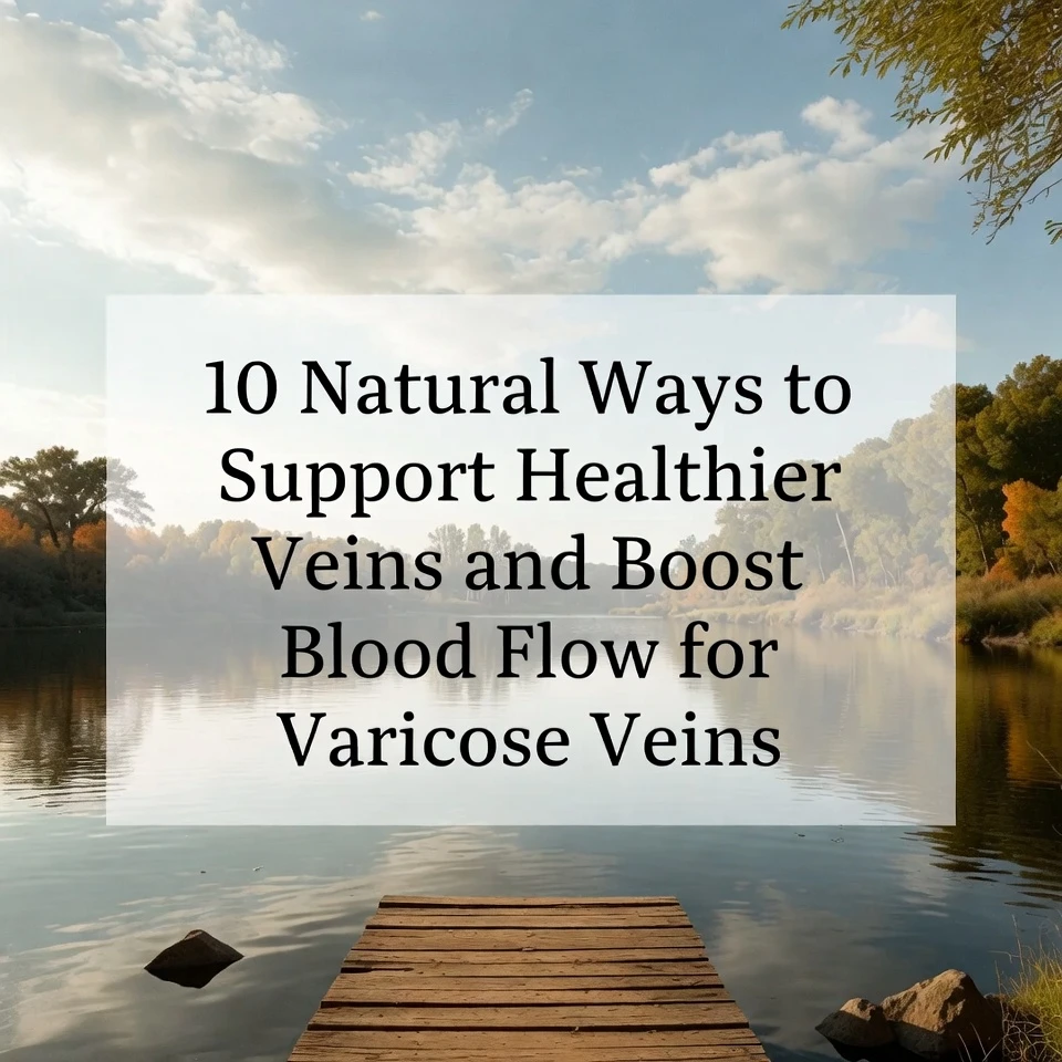 10 Natural Ways to Support Healthier Veins and Improve Blood Flow for Varicose Veins