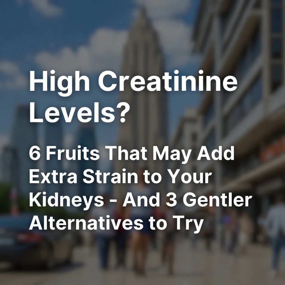 High Creatinine Levels? 6 Fruits That May Put Extra Strain on Your Kidneys – And 3 Gentler Alternatives to Try