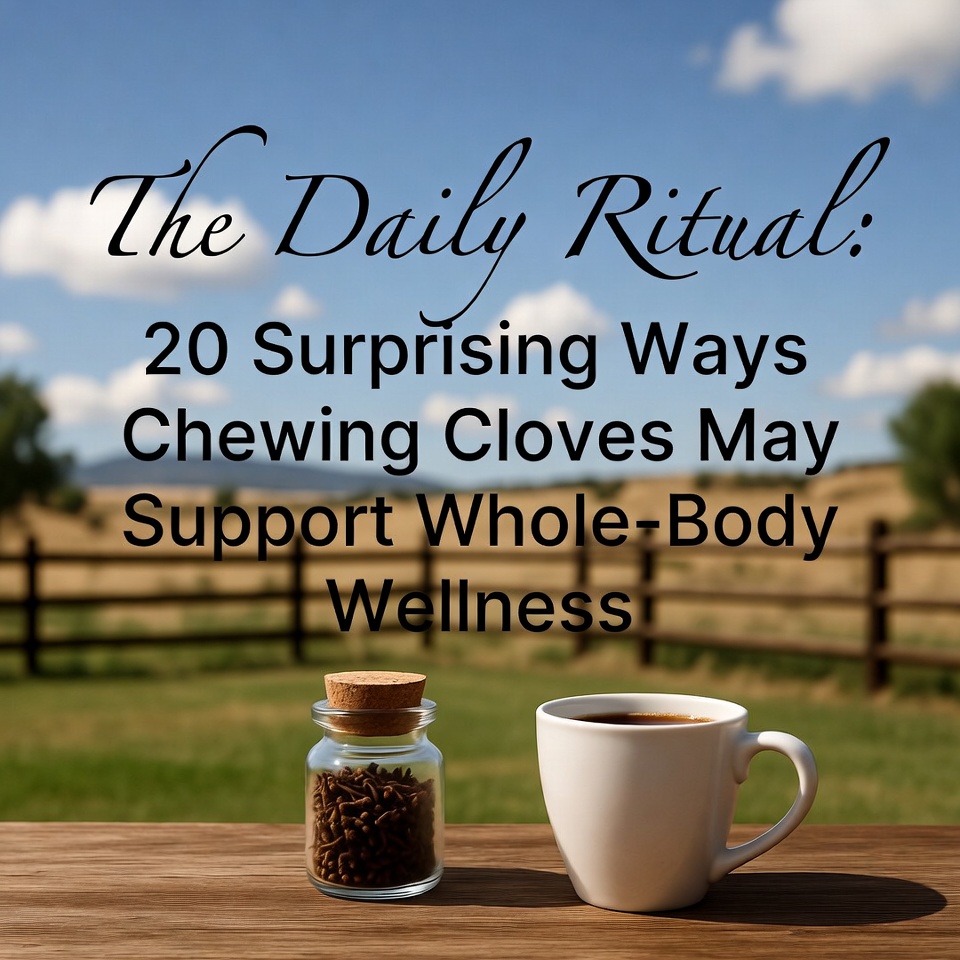 The Daily Ritual: 20 Surprising Ways Chewing Cloves May Support Whole-Body Wellness