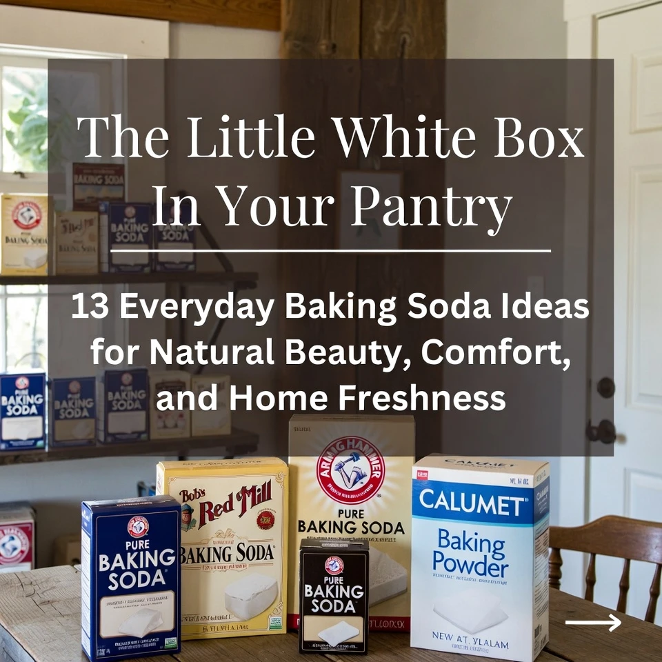 The Little White Box in Your Pantry: 13 Everyday Baking Soda Ideas for Natural Beauty, Comfort, and Home Freshness