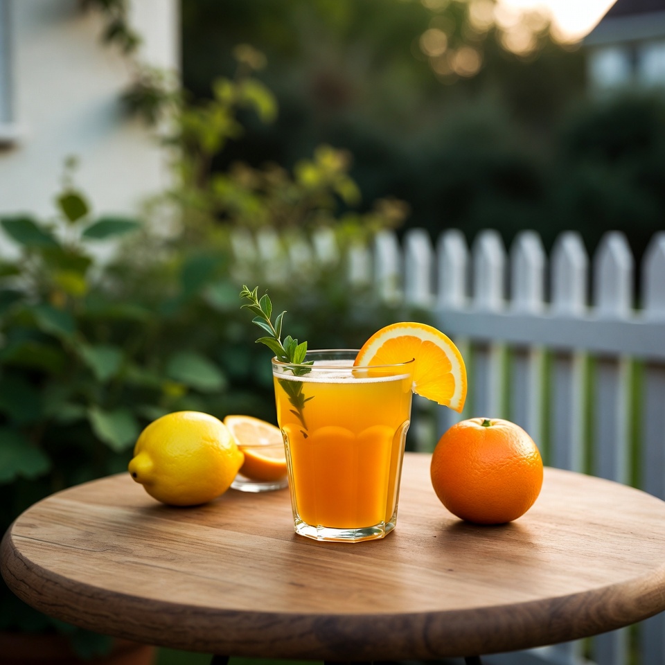 Natural Herbal Drink for Daily Circulation Support and Wellness: A Simple Turmeric and Citrus Ritual
