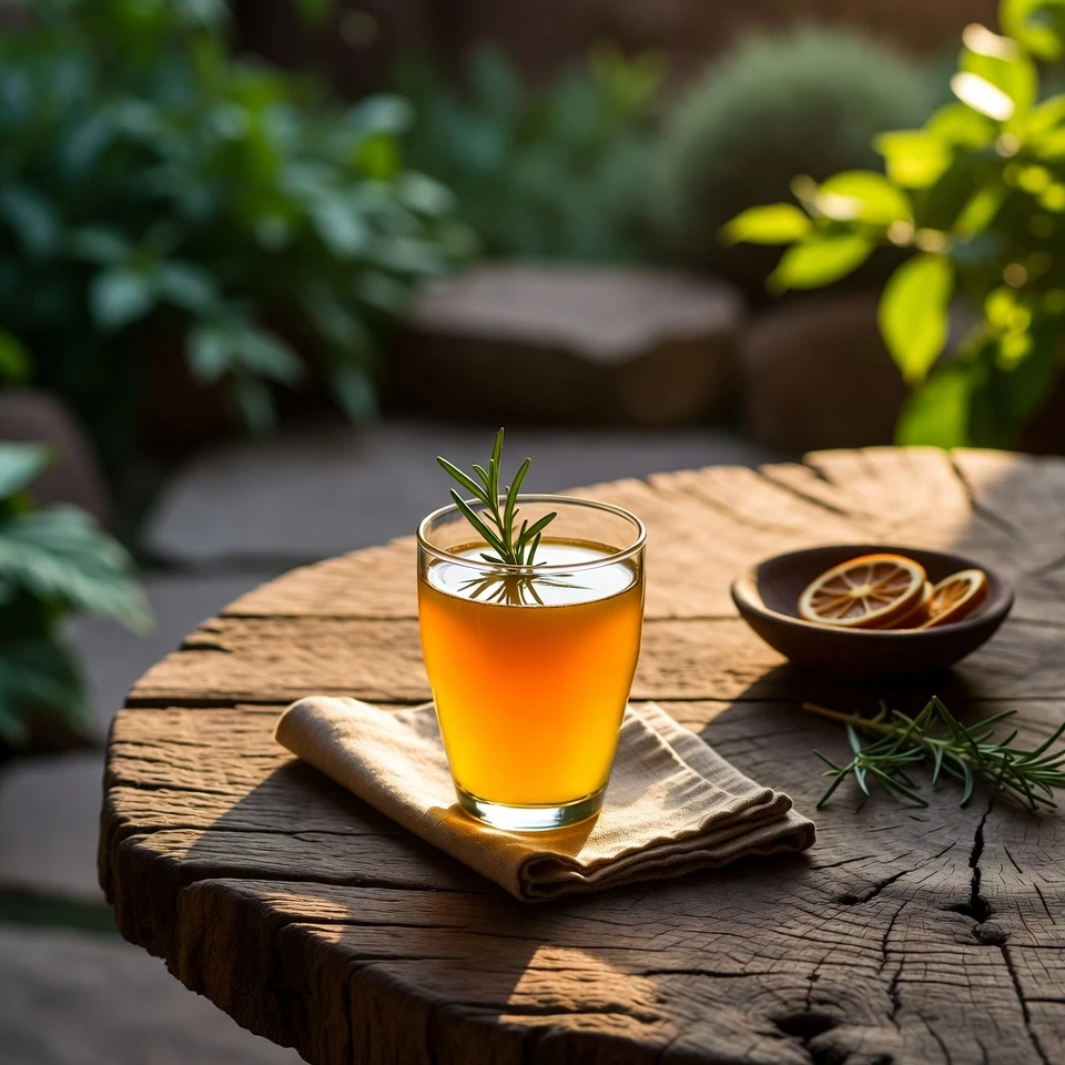 Natural Herbal Drink for Daily Circulation Support and Wellness: A Simple Turmeric and Citrus Ritual