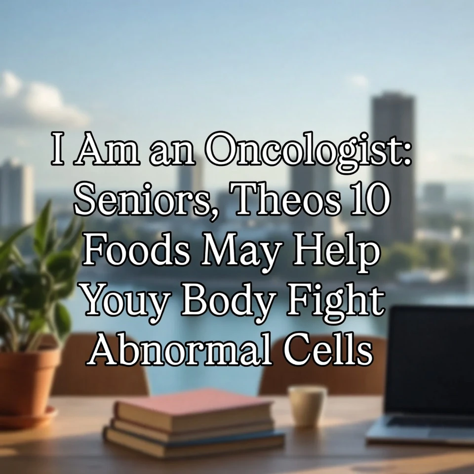 I Am an Oncologist: Seniors, These 10 Foods May Help Your Body Fight Abnormal Cells