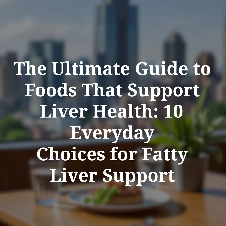 The Ultimate Guide to Foods That Support Liver Health: 10 Everyday Choices for Fatty Liver Support
