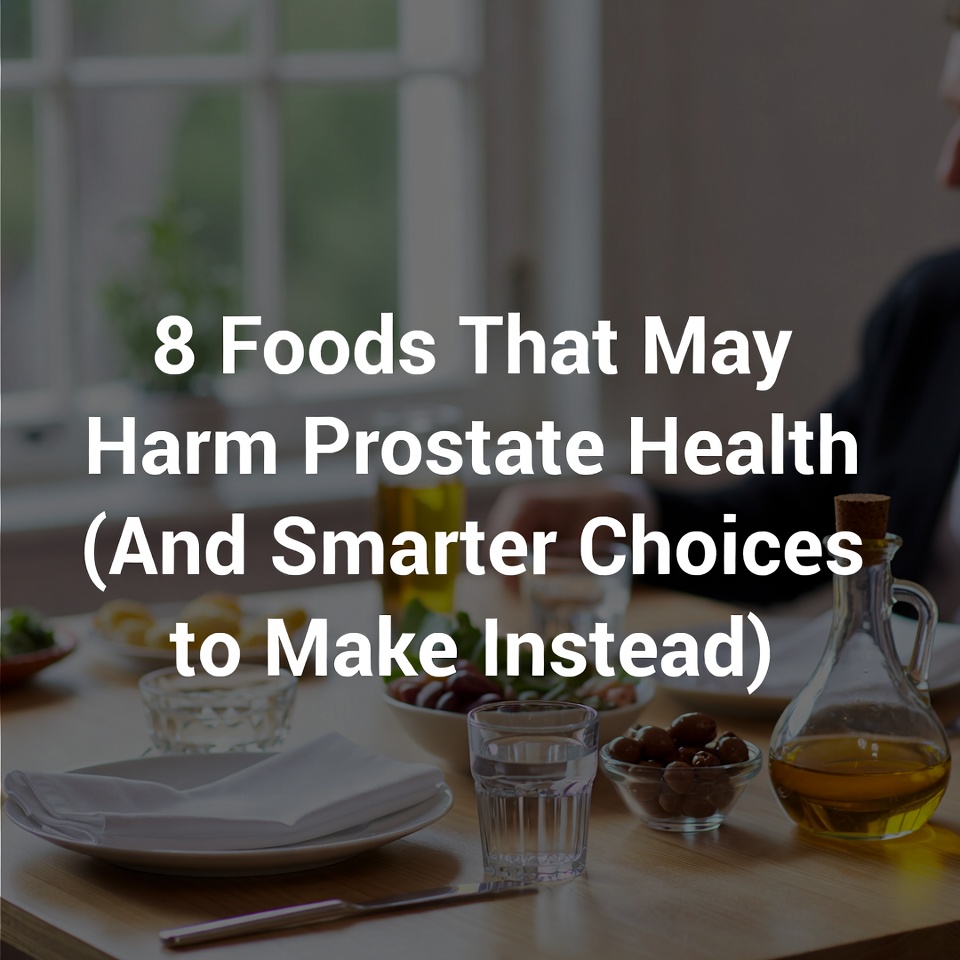 8 Foods That May Harm Prostate Health (And Smarter Choices to Make Instead)