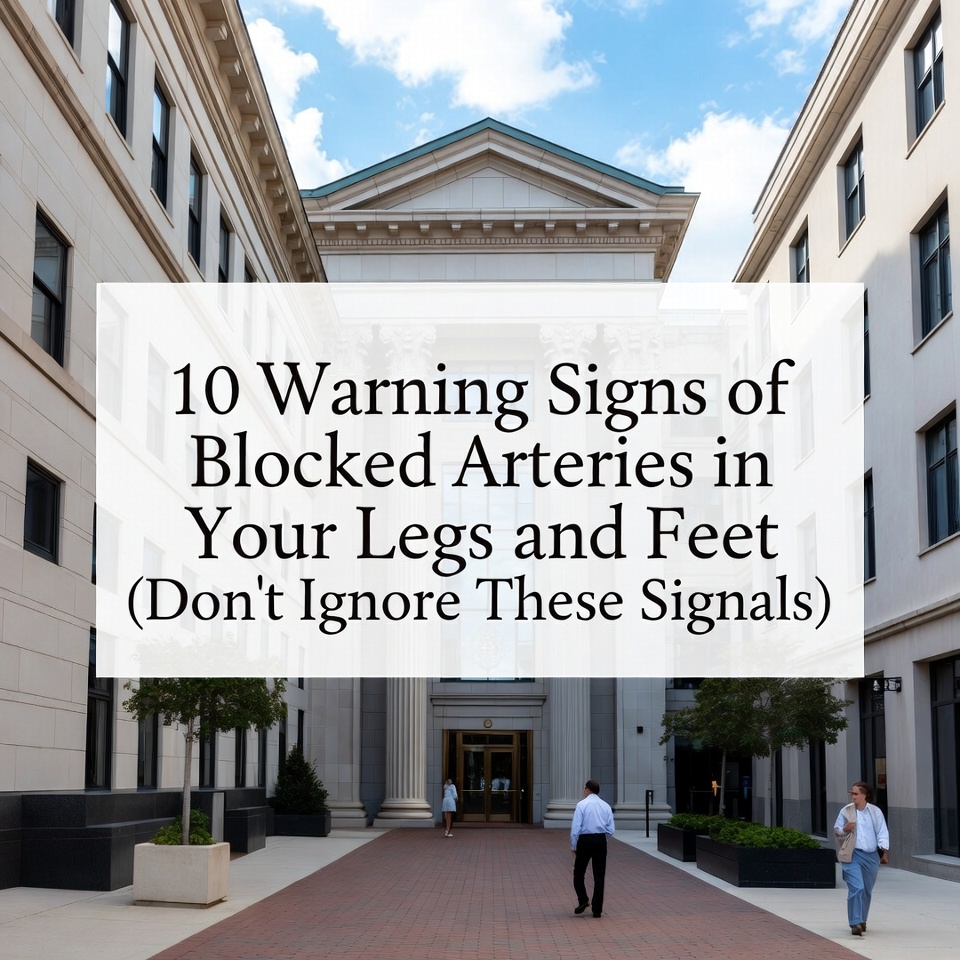 10 Warning Signs of Blocked Arteries in Your Legs and Feet (Don’t Ignore These Signals)
